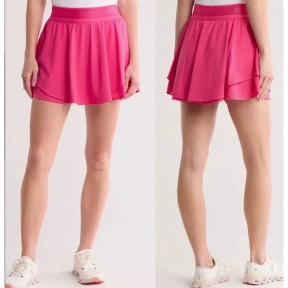 NWT 90 Degree By Reflex Lightstreme Hypersonic Layered Skort Pink Size S - Picture 4 of 7